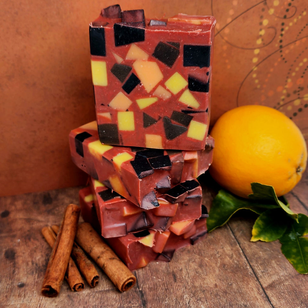 Thumbnail: Orange Spice Cold Processed Handmade Vegan Soap Bar