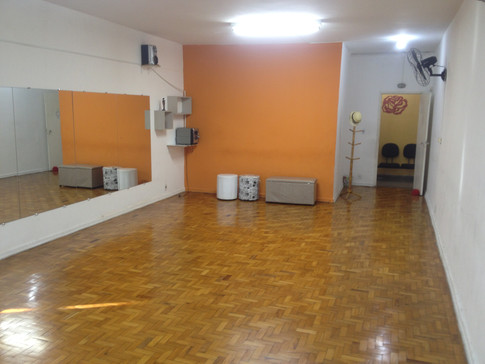Sala do curso de teatro