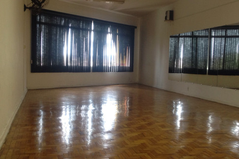 Sala do curso de teatro