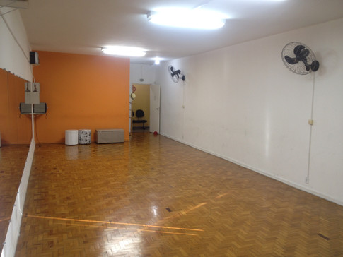 Sala do curso de teatro