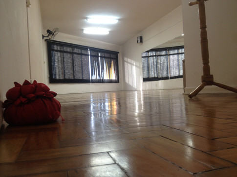 Sala do curso de teatro