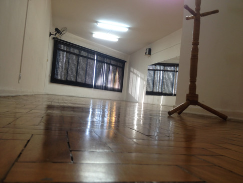 Sala do curso de teatro