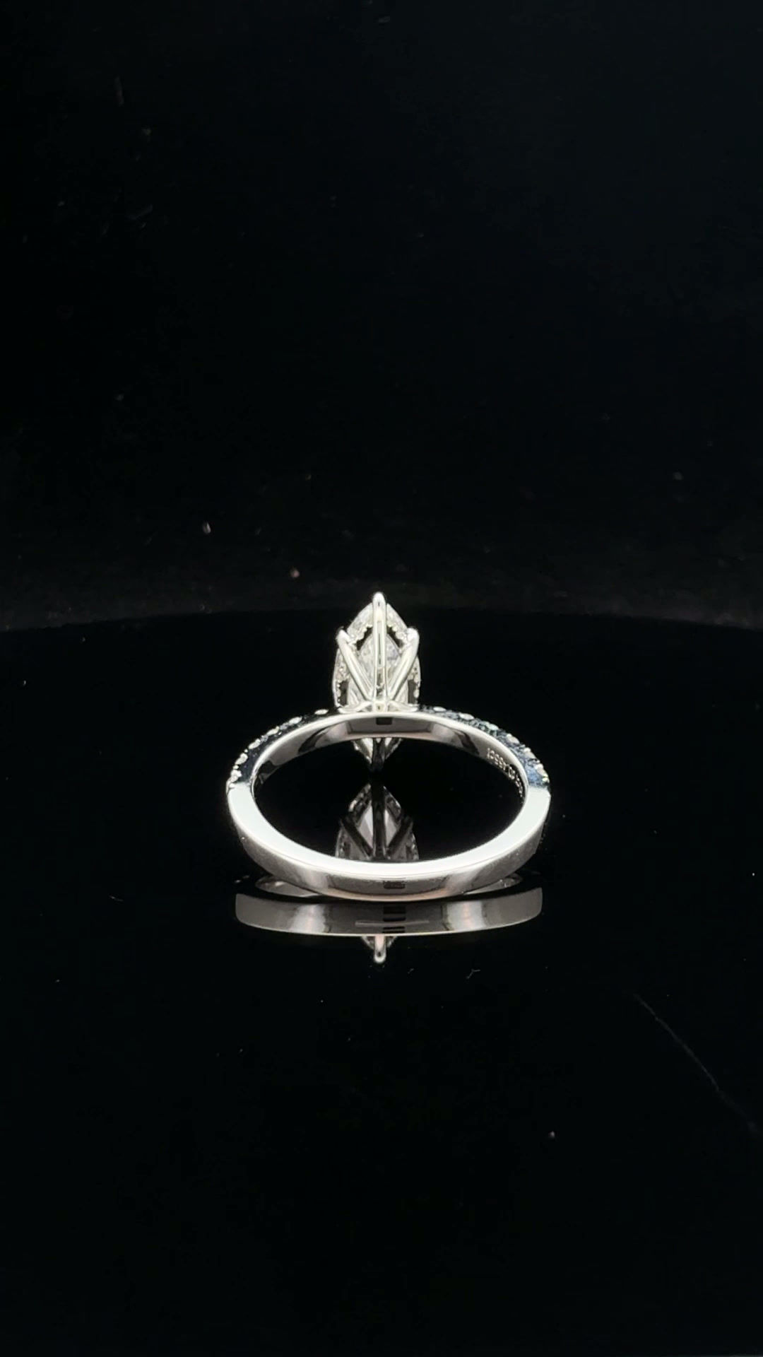 2 Carat Marquise cut lab grown engagement ring