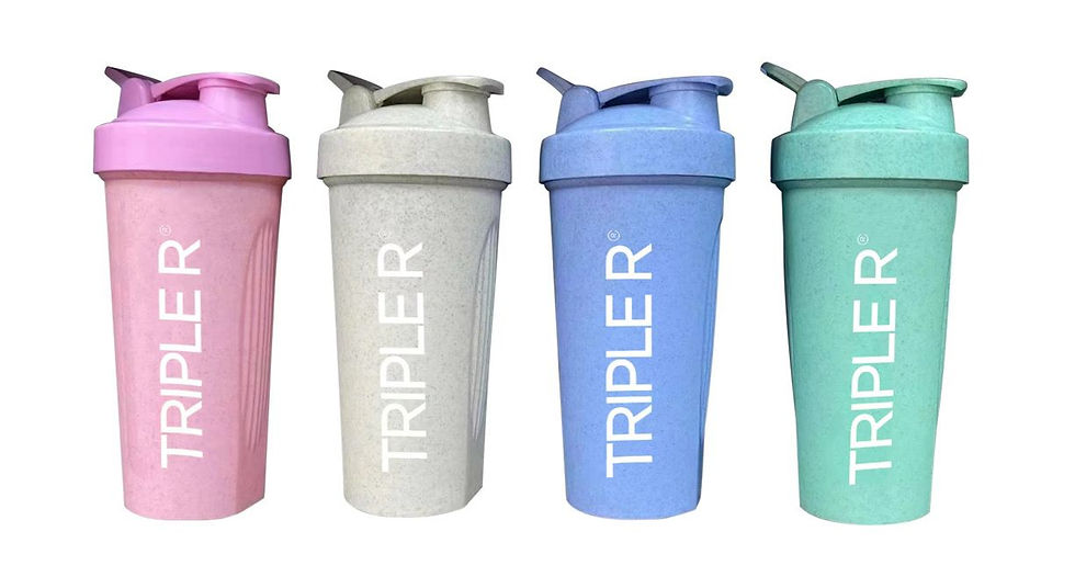 600ml Wheat Straw Shaker