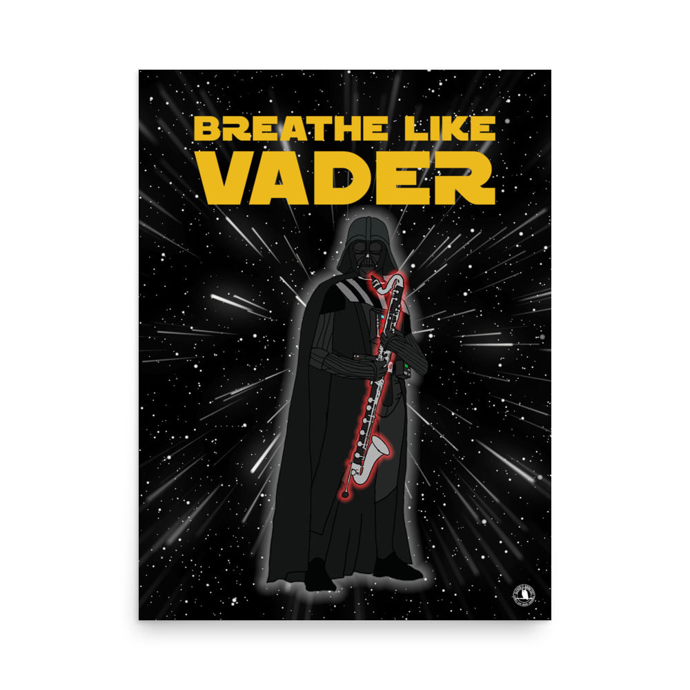 Breathe Like Vader Poster