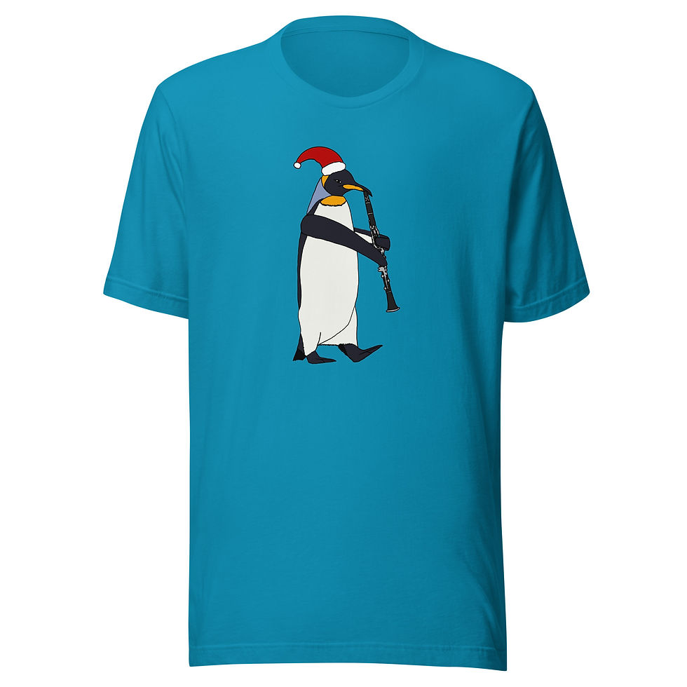 Thumbnail: Festive Penguin Unisex t-shirt