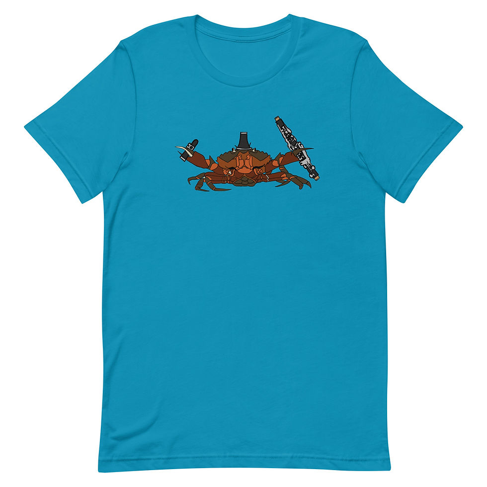 Thumbnail: Cancer the Crab and His Eefer Unisex t-shirt