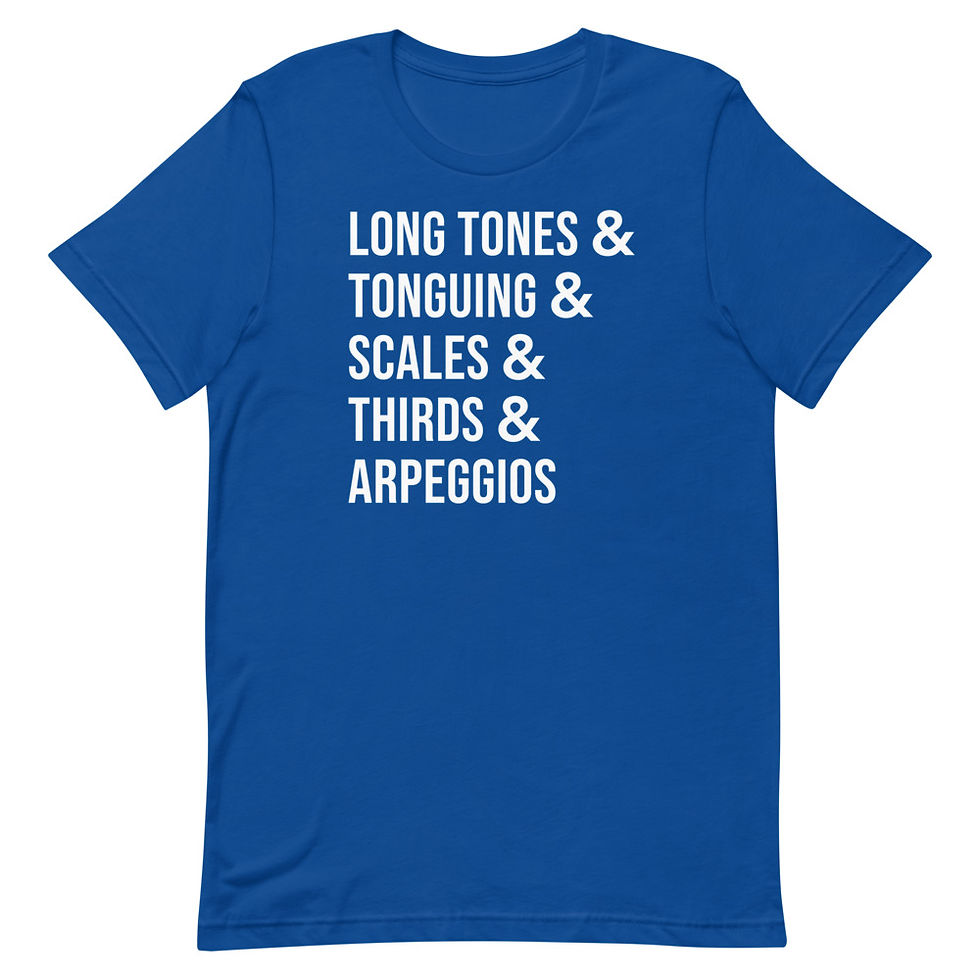 Thumbnail: Unisex Favorite Clarinet Techniques T-Shirt