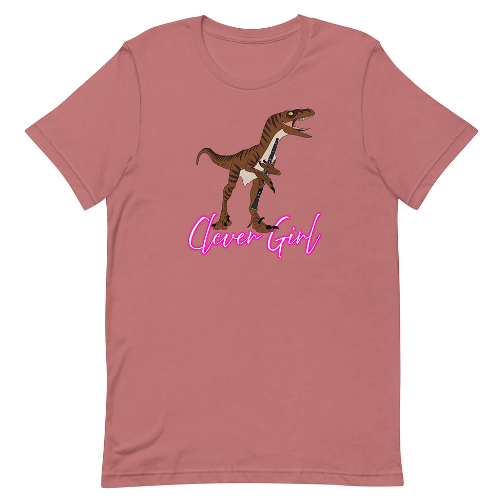 Thumbnail: Velociraptor Clever Girl Unisex t-shirt