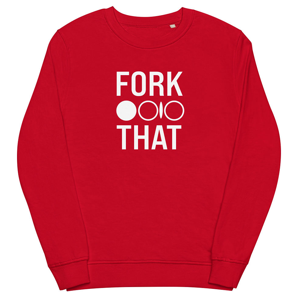 Thumbnail: Fork That Unisex organic sweatshirt
