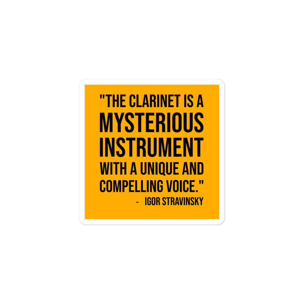 Stravinsky Quote Stickers