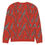 Thumbnail: Clarinet Family Red Knitted crew neck sweater