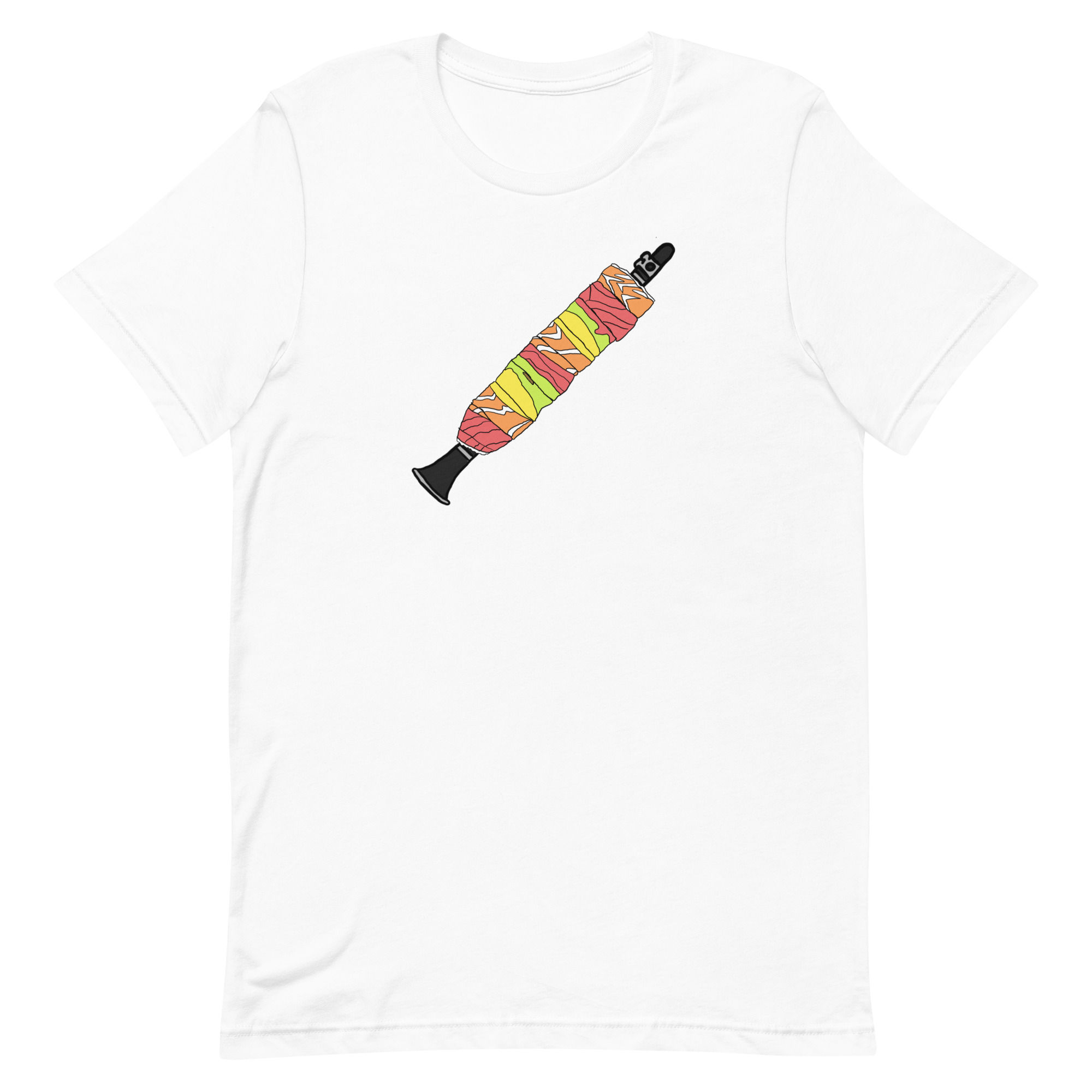 Clarinet Sushi Unisex t-shirt