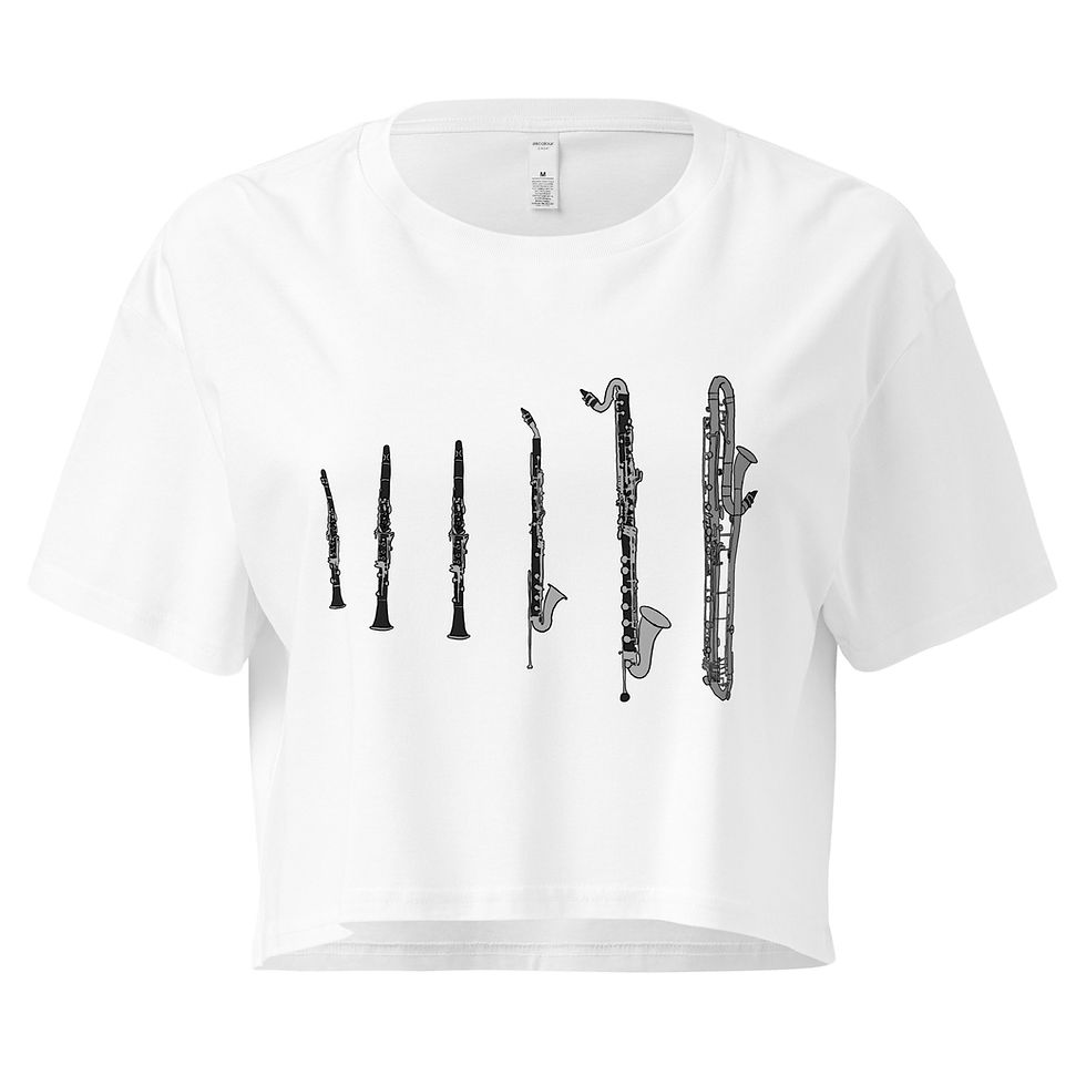 Thumbnail: Clarinet Family crop top