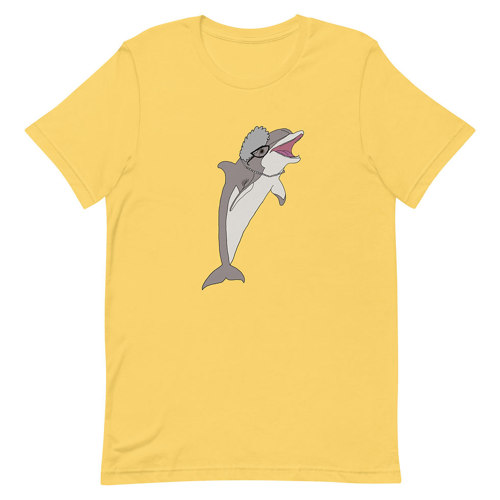 Thumbnail: Grandma Dolphin Unisex t-shirt