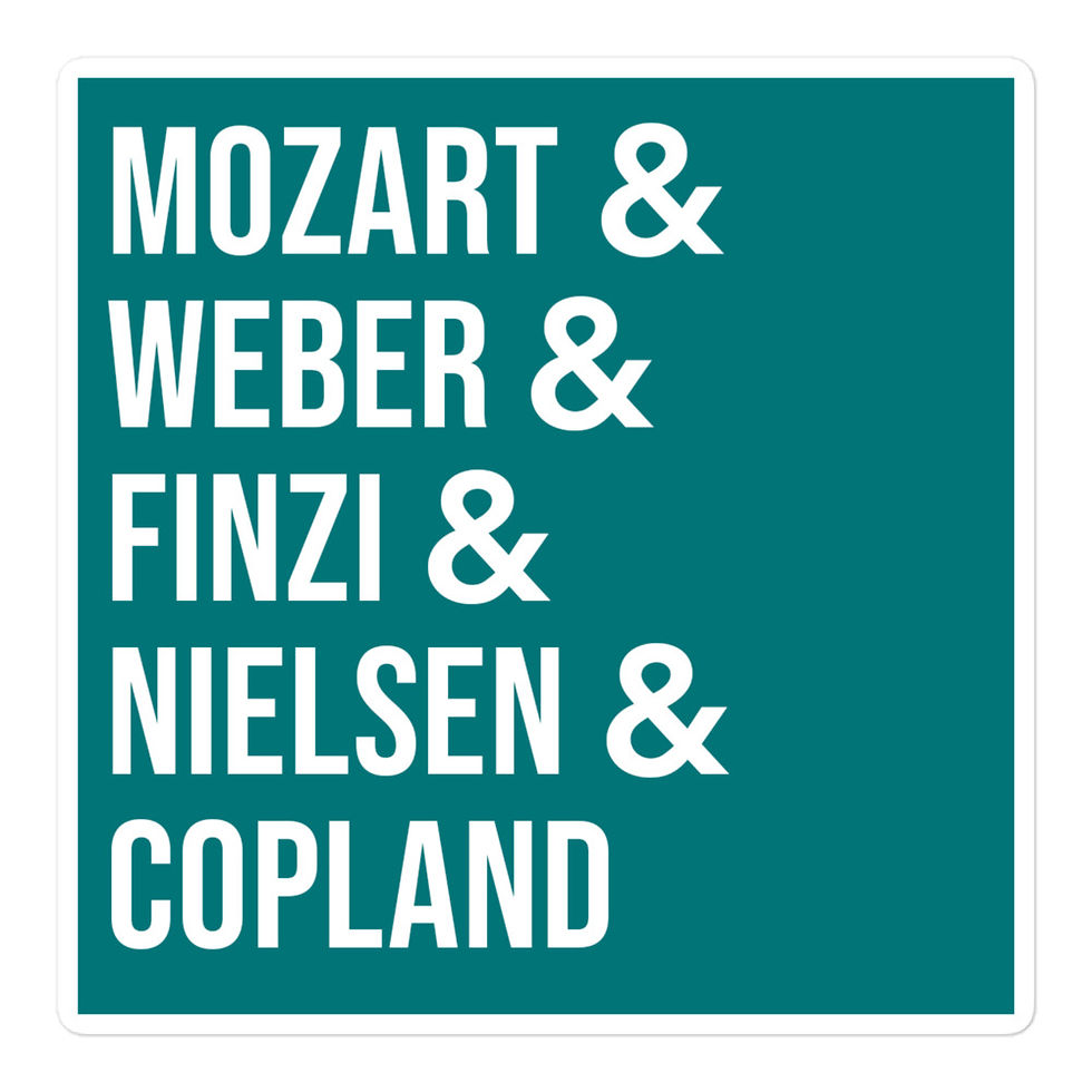 Thumbnail: Favorite Clarinet Concertos Stickers