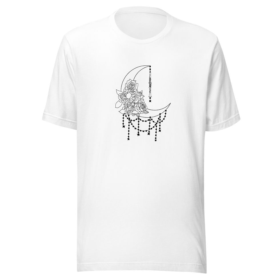 Thumbnail: Crescent Moon Dreamcatcher Unisex t-shirt