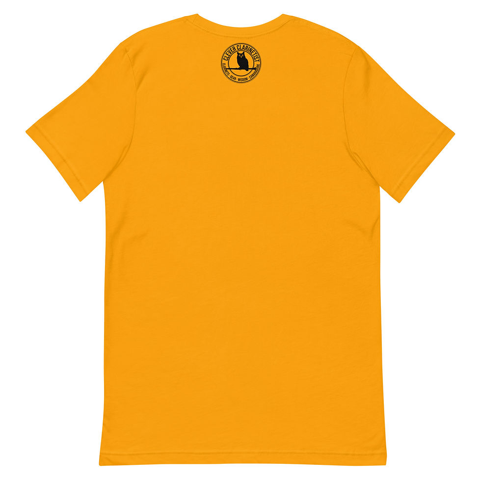 Thumbnail: Toucans Clarinet Perch Unisex t-shirt