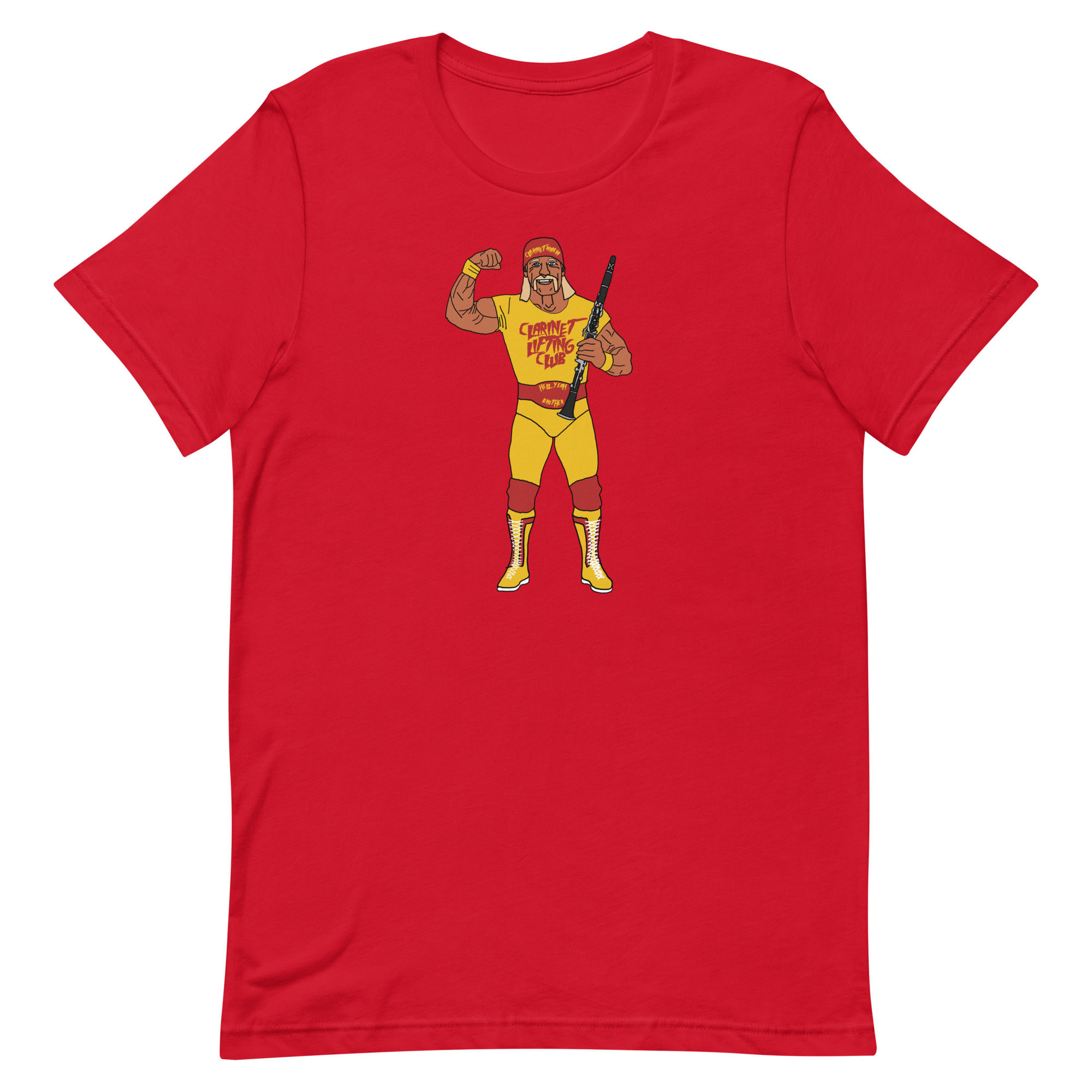 Clarinet Lifting Club Unisex t-shirt