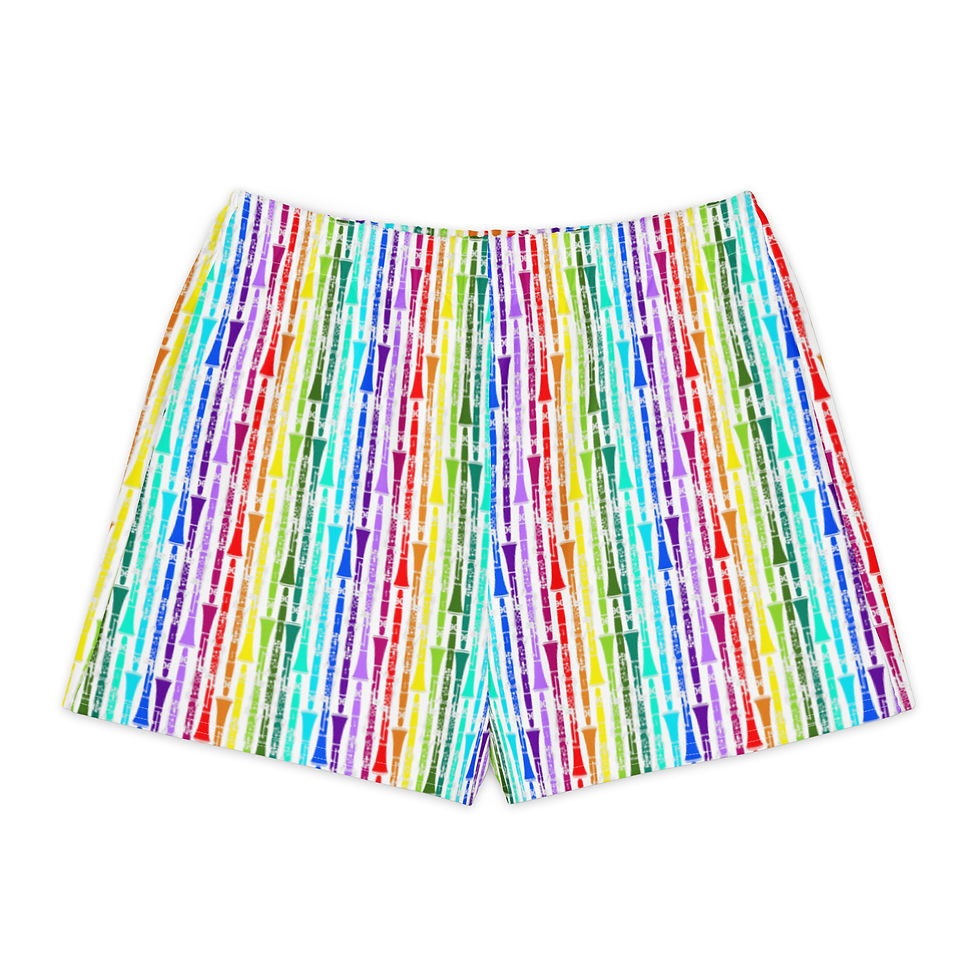 Thumbnail: Rainbow Clarinets Unisex cotton shorts