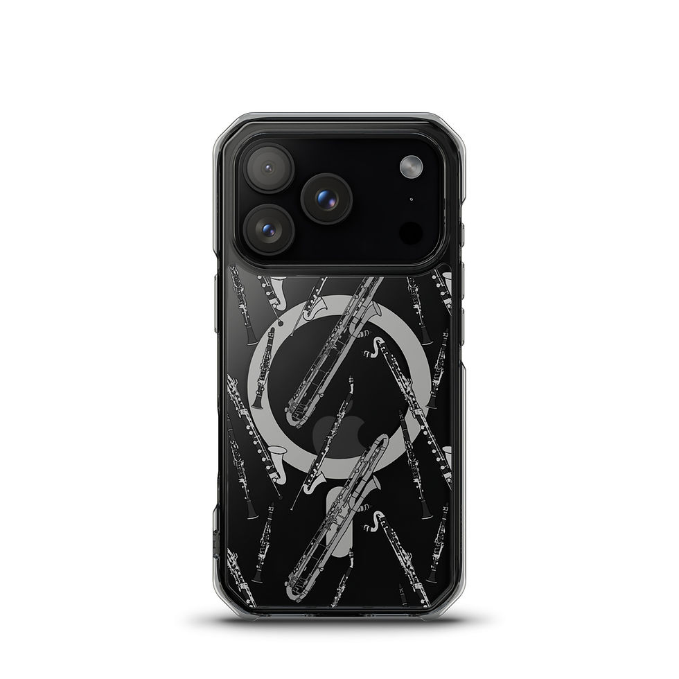 Thumbnail: Clarinet Family Pattern MagSafe® clear case for iPhone®