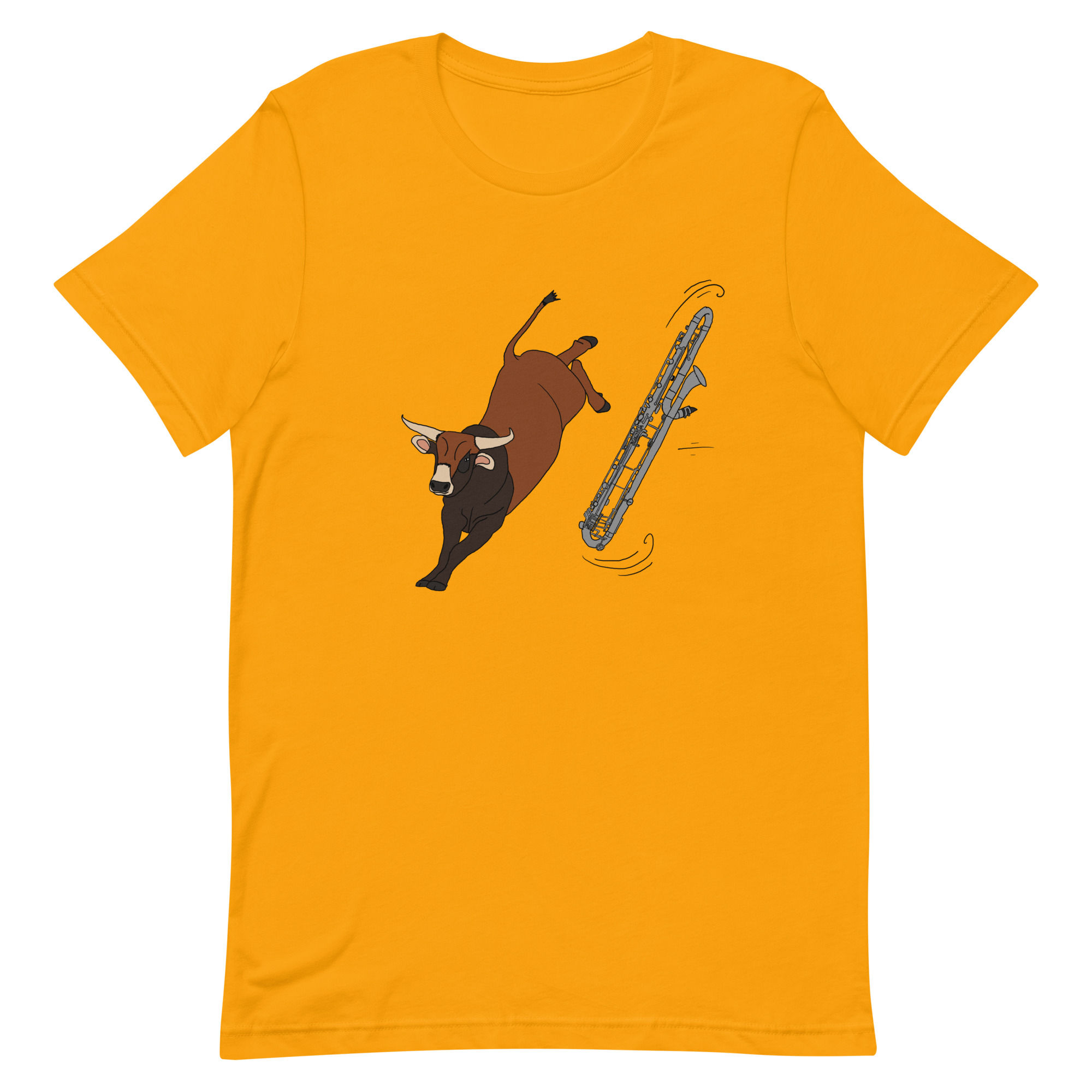 Taurus the Bull Ox Kicking the Contra Unisex t-shirt