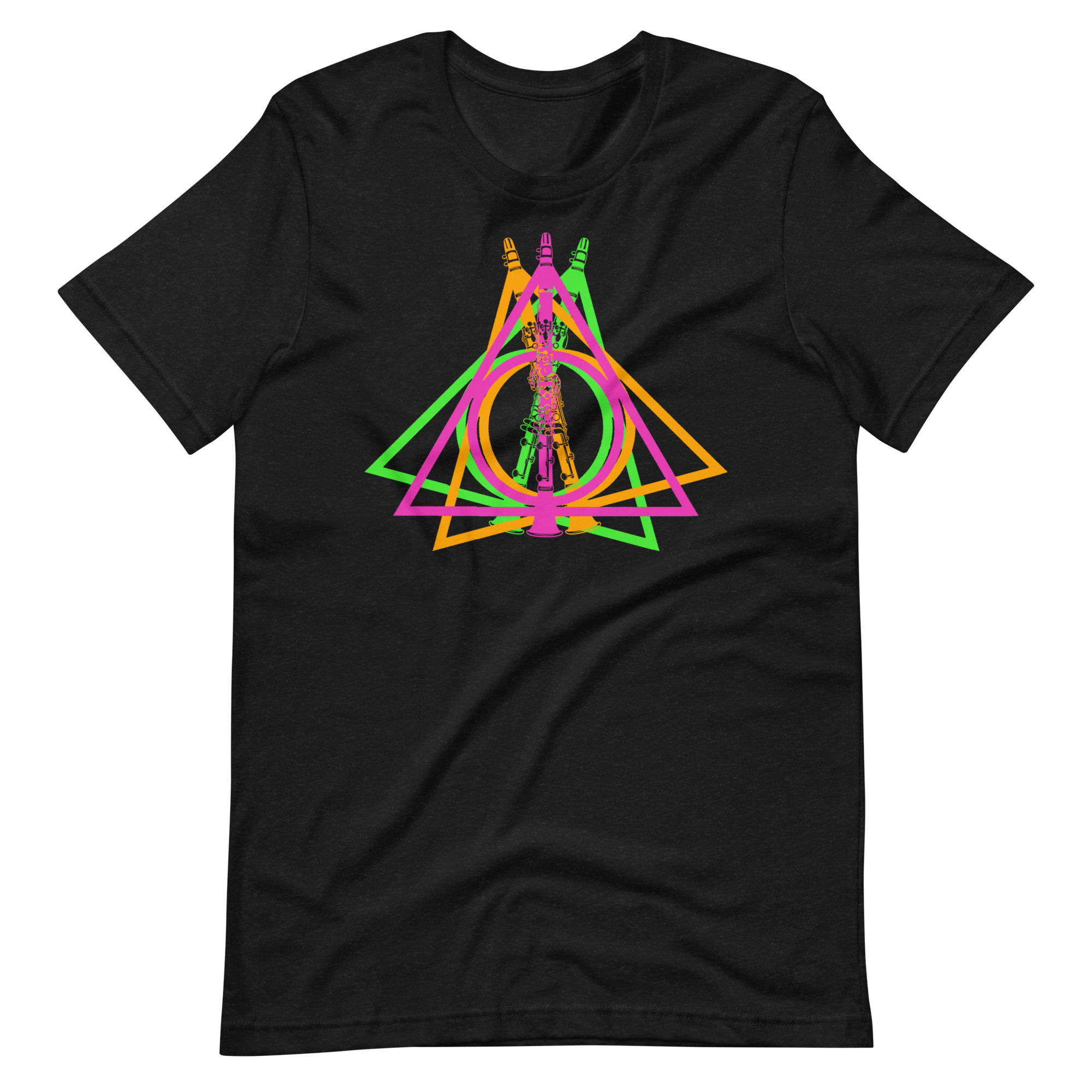 Clarinet and the Deathly Hallows Unisex t-shirt