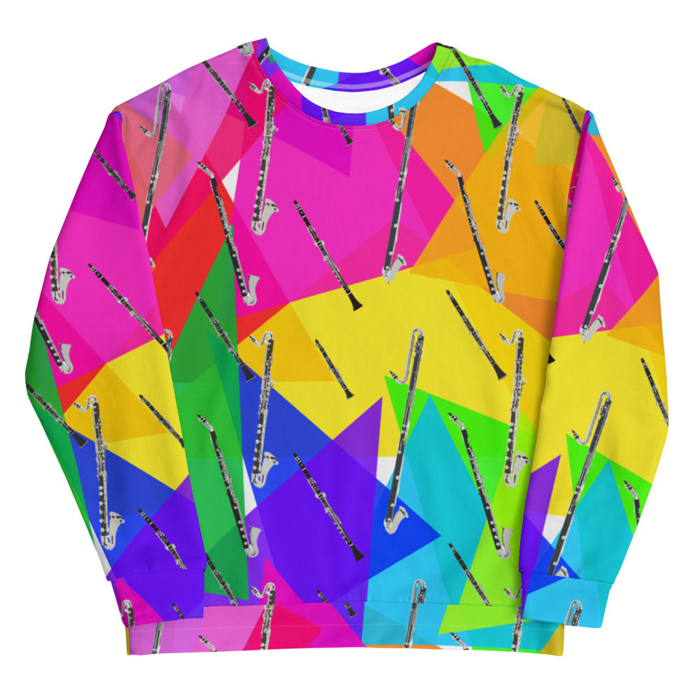 Triangles & Clarinets Unisex Sweatshirt
