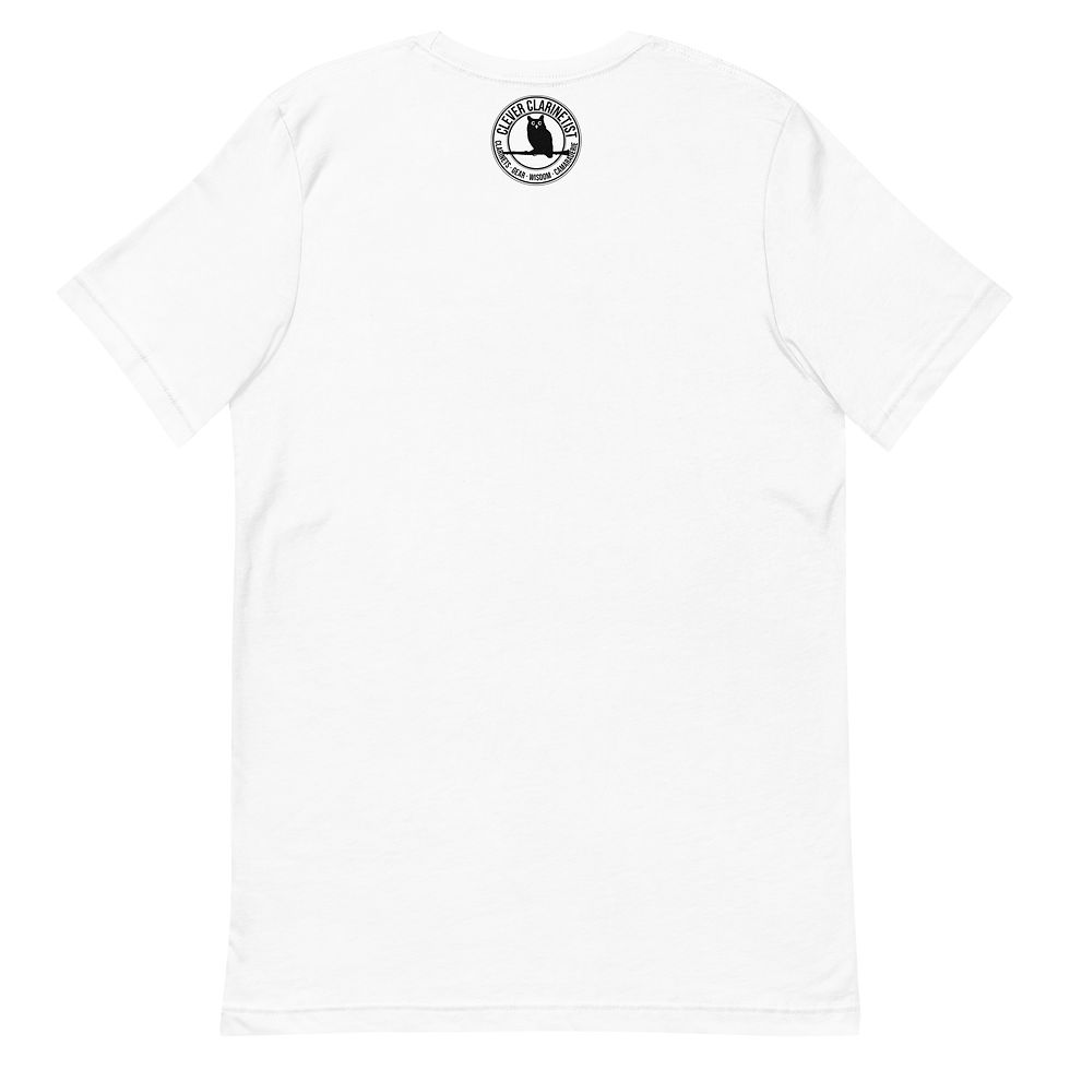 Thumbnail: Clarinet Sushi Arc Unisex t-shirt