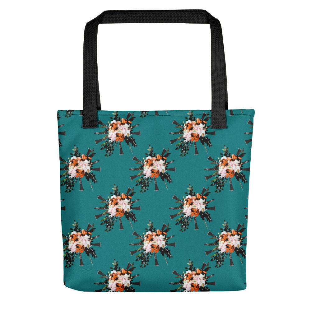 Clarinet Bouquet Tote Bag
