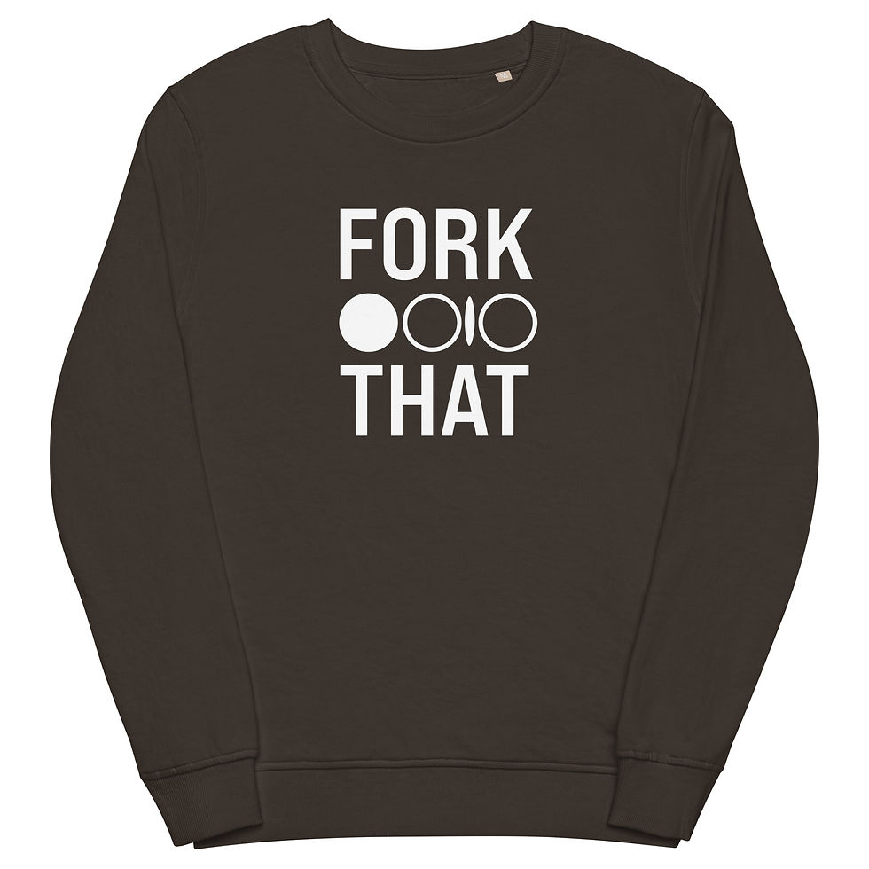 Thumbnail: Fork That Unisex organic sweatshirt