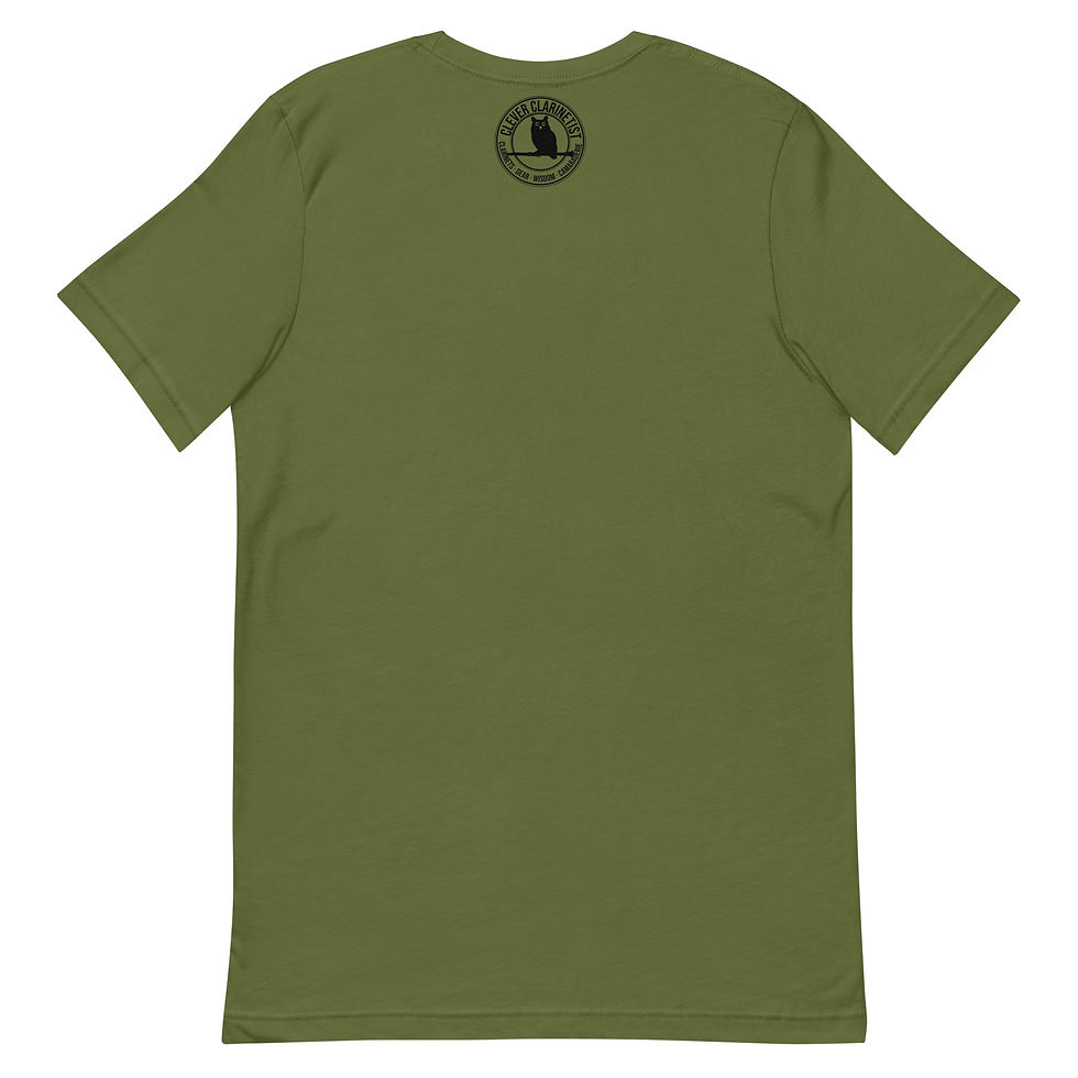 Thumbnail: Leo the Lion and His Clarinet Unisex t-shirt