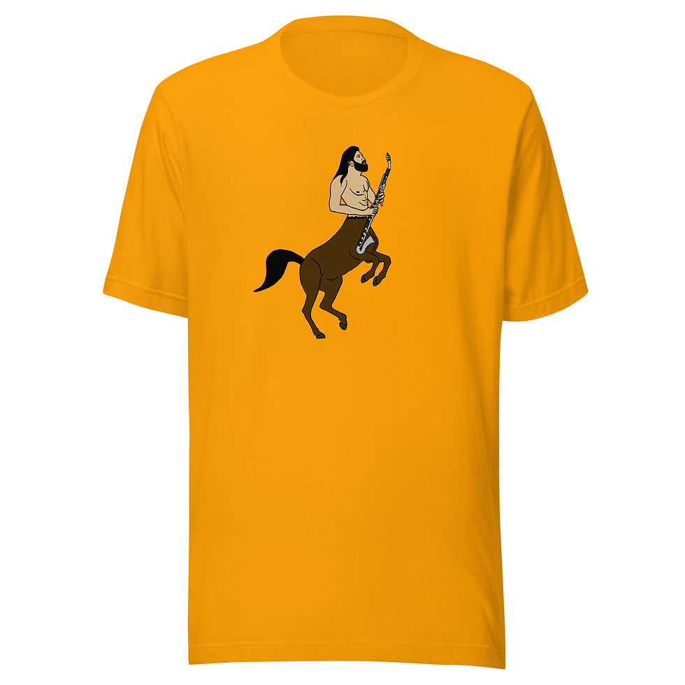Thumbnail: Alto Clarinet Centaur Unisex t-shirt