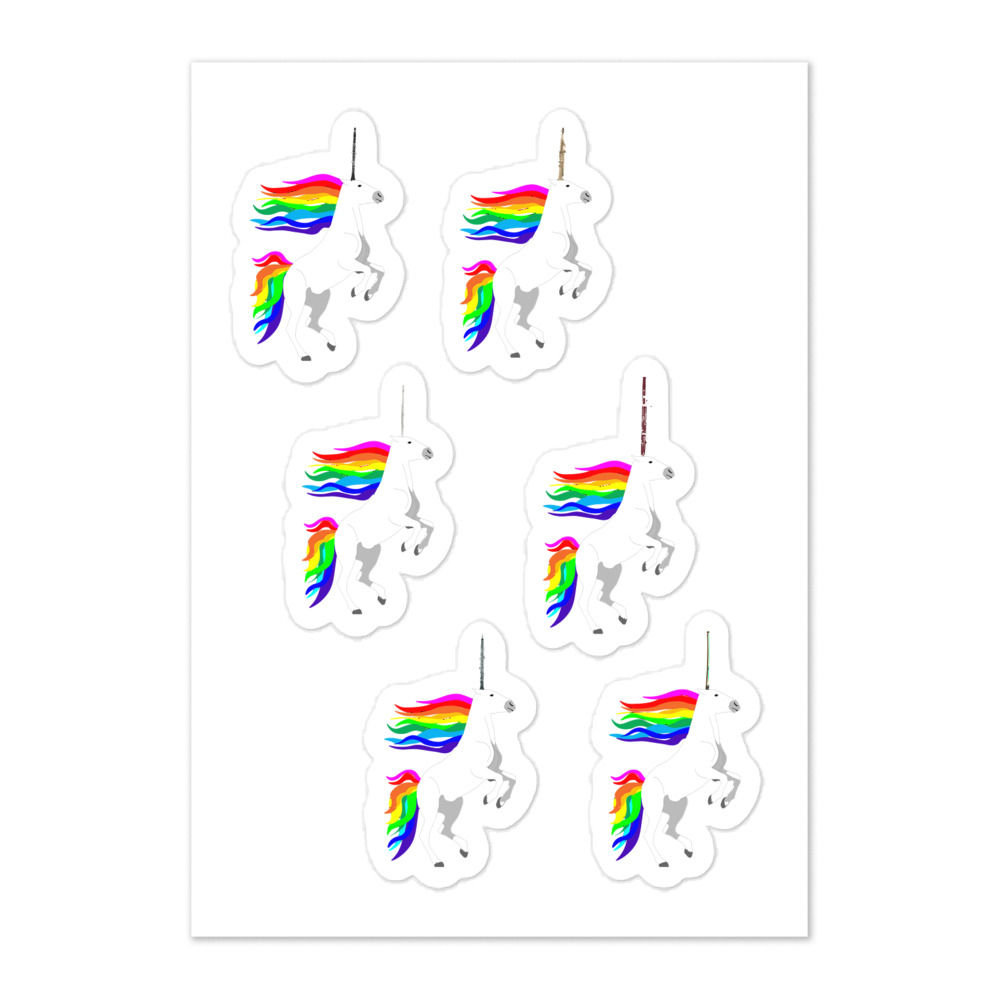 Musical Unicorns Sticker sheet