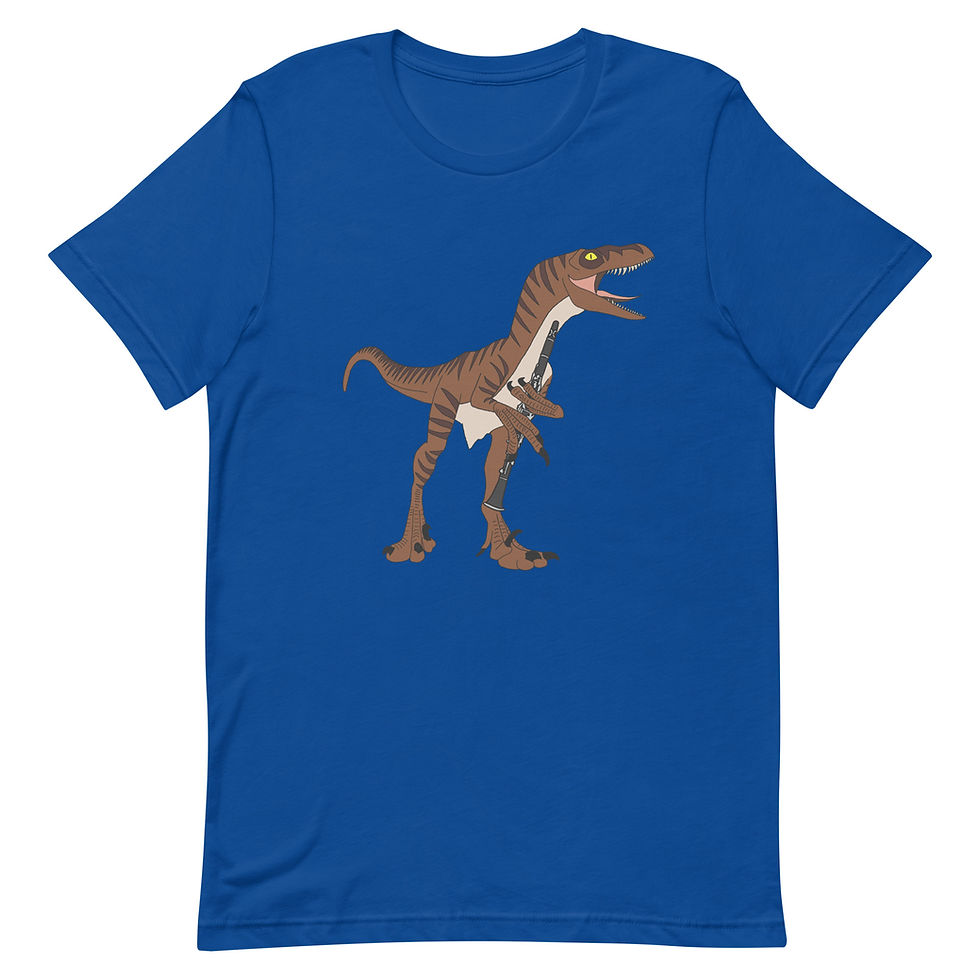 Thumbnail: Velociraptor Unisex t-shirt