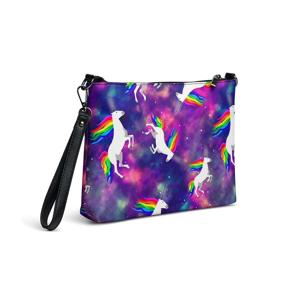 Thumbnail: Claricorns in Space Crossbody bag
