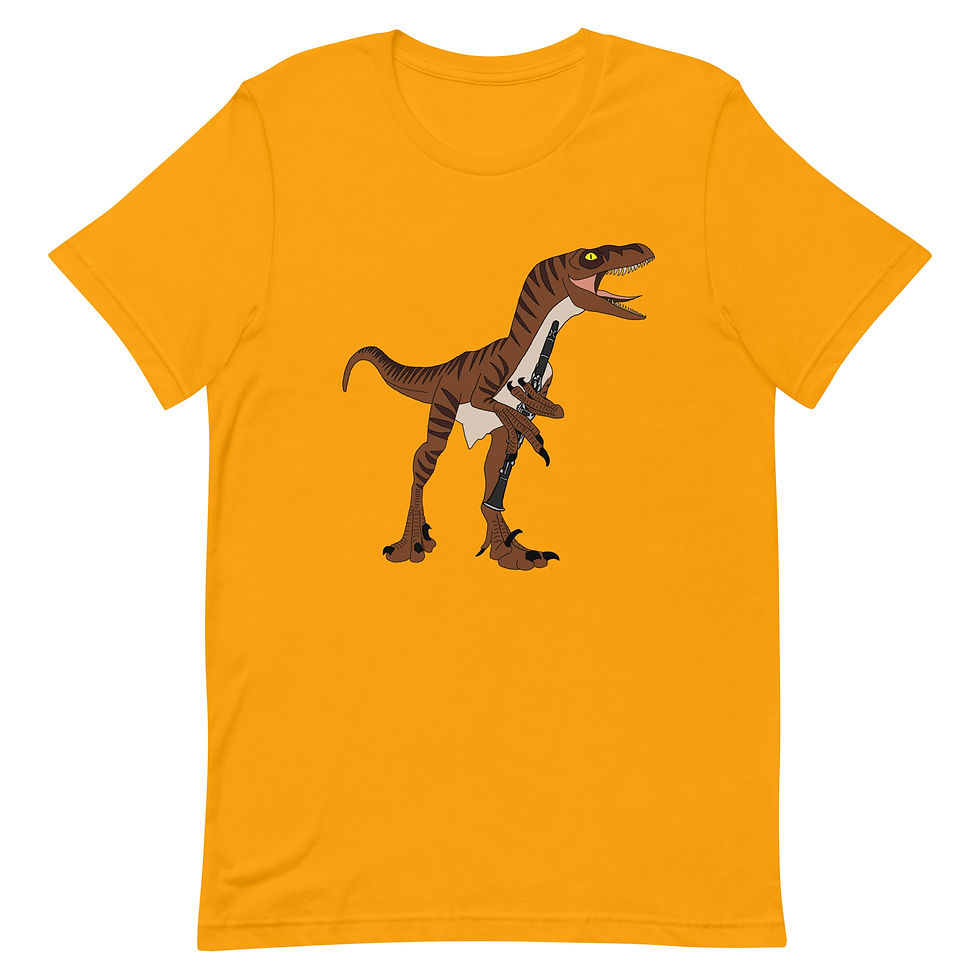 Thumbnail: Velociraptor Unisex t-shirt