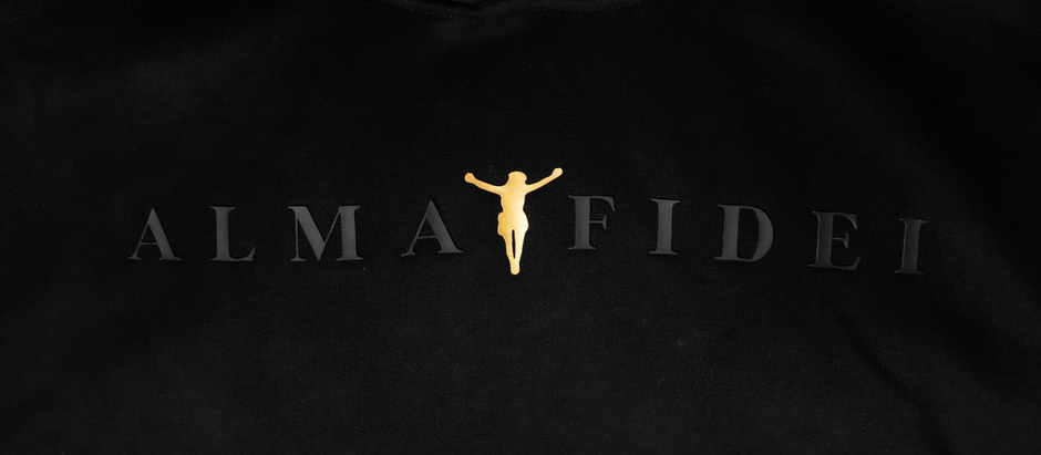 Alma Fidei logo — luxury Christian clothing line by Jeremias Jimenez, founder of After All Entertainment