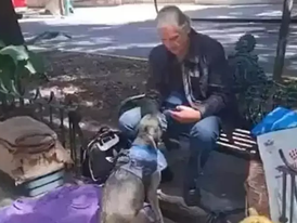 Ator de famosa novela exibida no SBT vive em situação de rua com gatos e cachorro