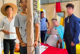 Aluno negro é amarrado a tronco em atividade do Dia da Consciência Negra em escola particular na Bahia