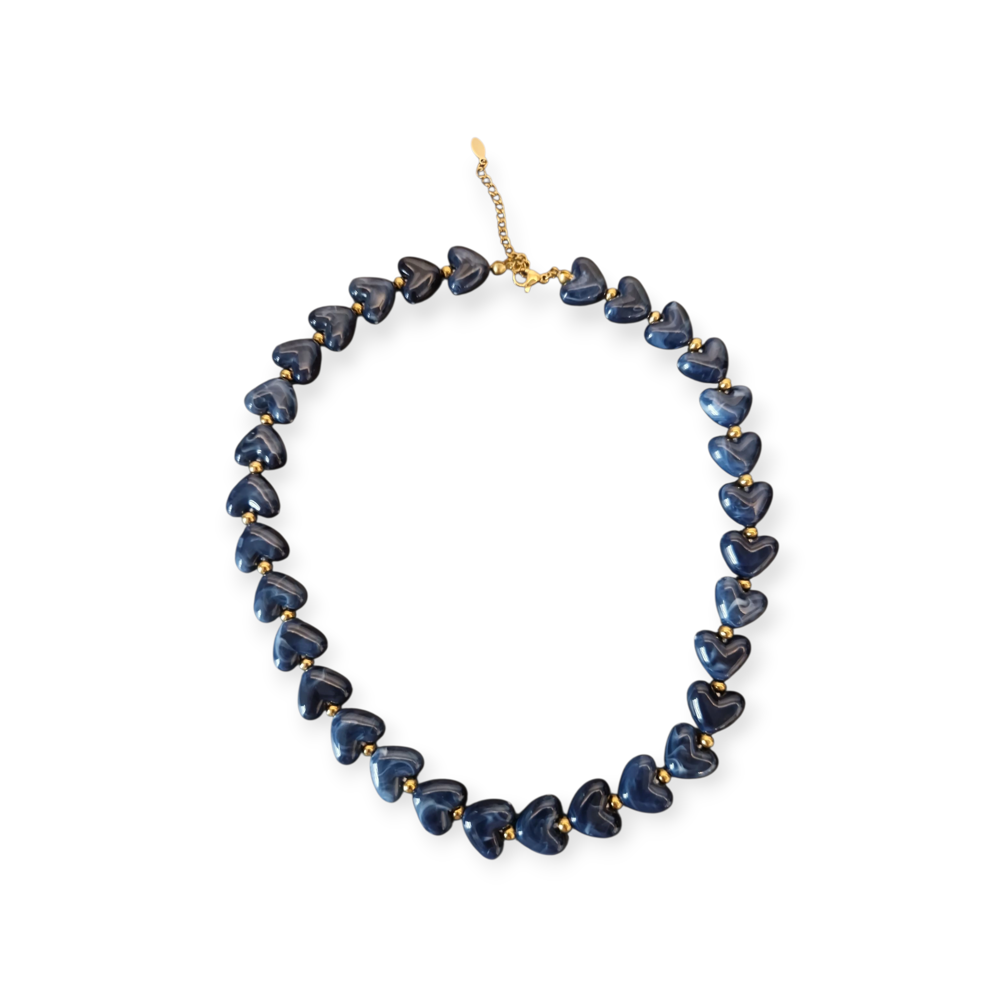 Hartjes Ketting Blauw