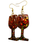 Thumbnail: Wijnglas oorbellen Autumn 