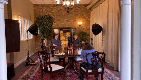 Three men in a Shape ShiftersTV interview