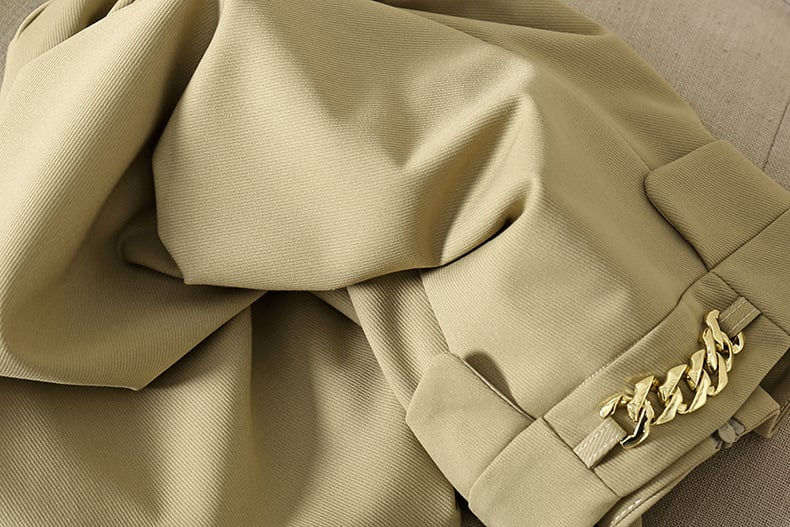 Thumbnail: Chain Detail A-Line Midi Skirt