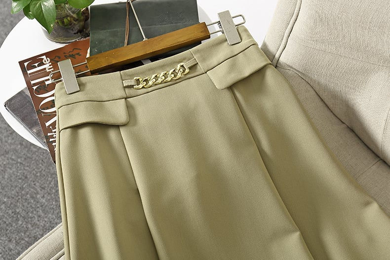 Thumbnail: Chain Detail A-Line Midi Skirt