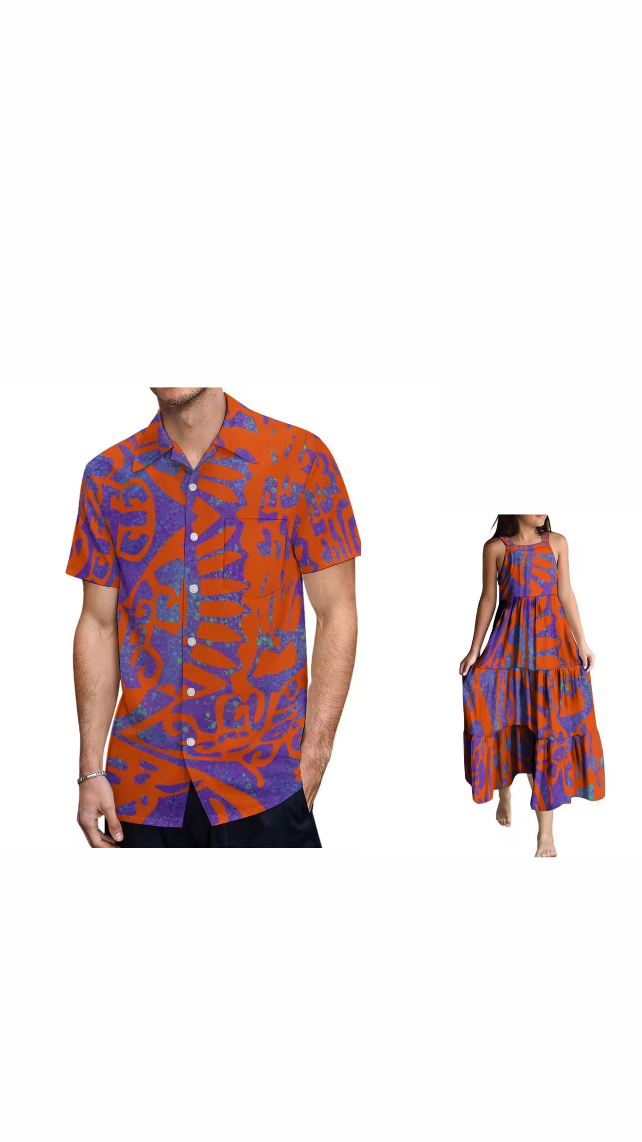 Matching Father & Daughter Set (choose any style or pattern on our website)