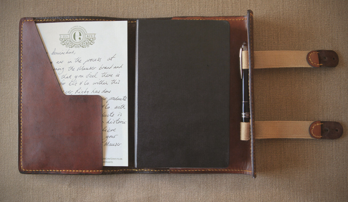 Johannesburg leather covered Journal Safari Supplies Handmade product