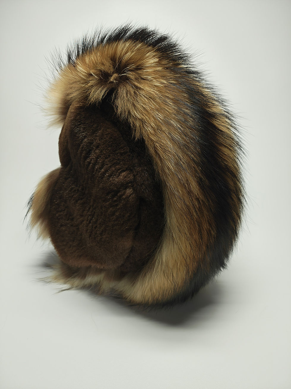 Thumbnail: Mohawk Sheared Beaver and Finn Raccoon Trapper Hat.  2XL