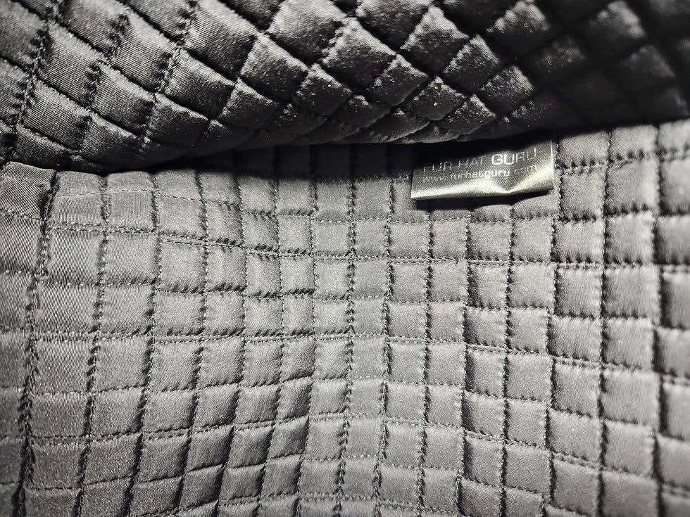 Thumbnail: River Otter and Badger Trapper Hat.  XL