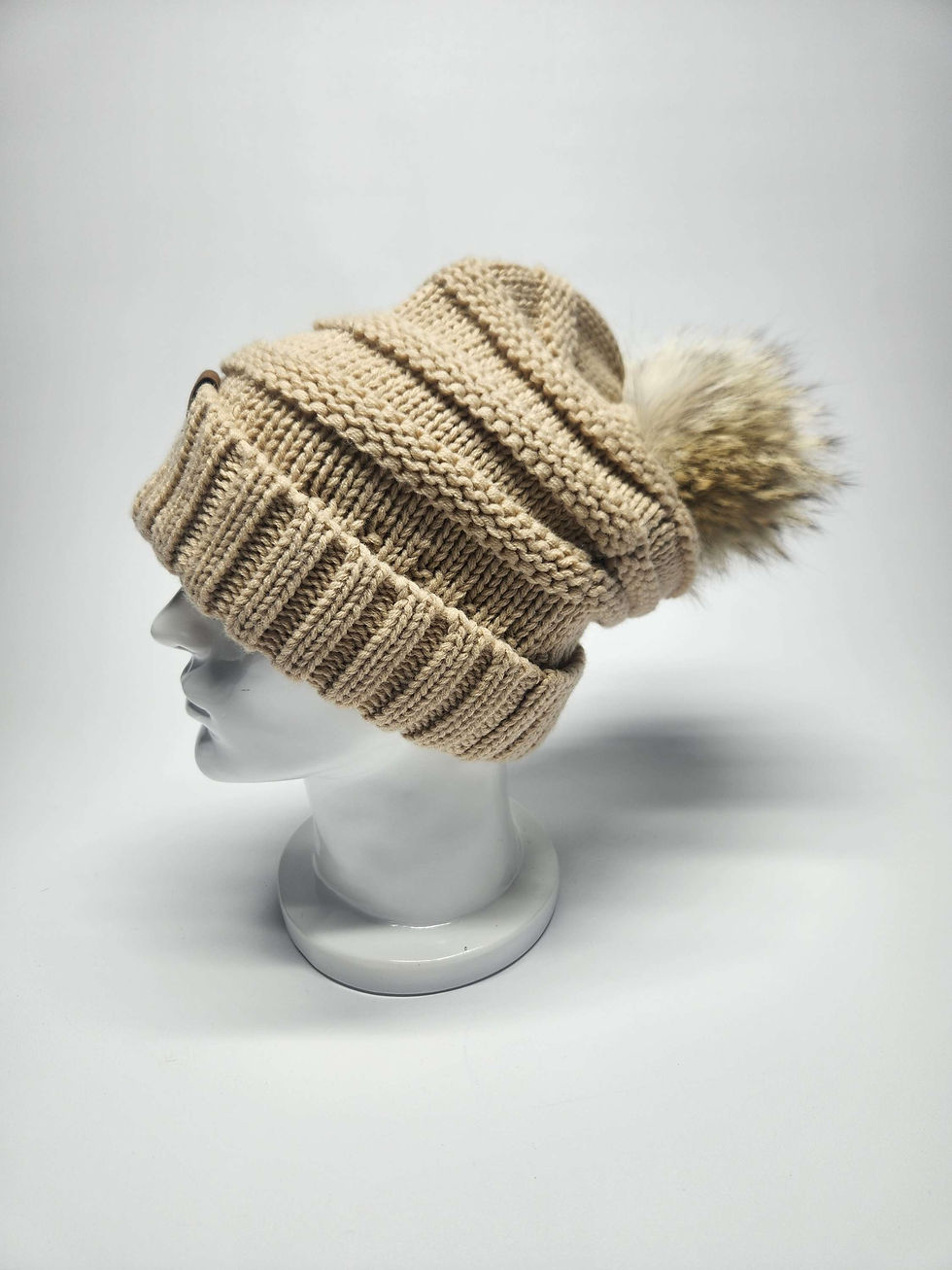 Thumbnail: CC Beanie With Coyote Pom